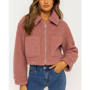 Princess Polly Faux Sherpa Teddy Jacket
